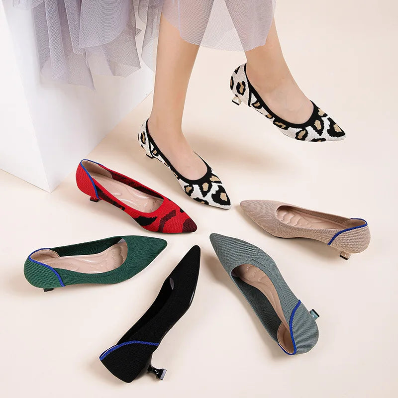 Die Chicara Milan Spitzstrick-Pumps (Absatz 3 cm)