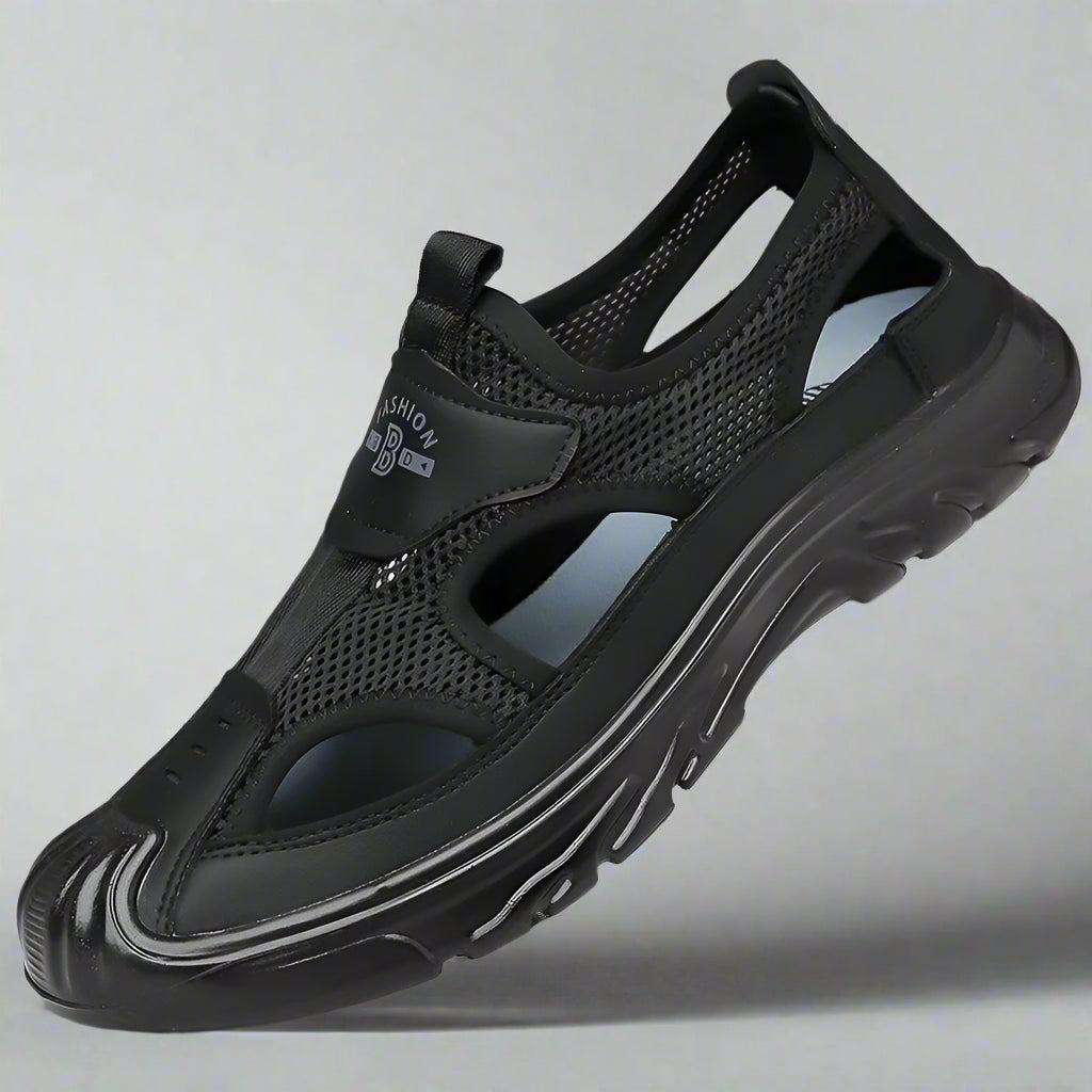 Muscat - Lightweight Mesh & Leather Hybrid Sandals for Men