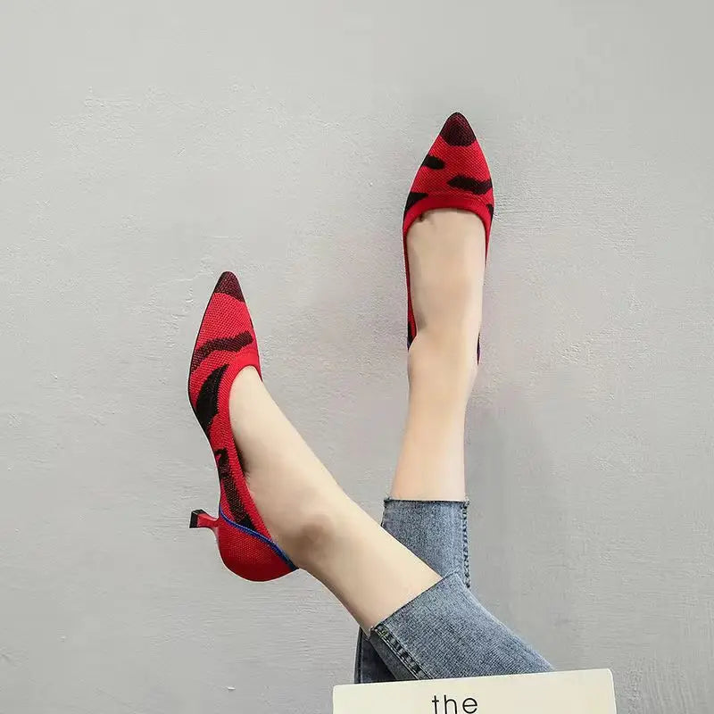 Die Chicara Milan Spitzstrick-Pumps (Absatz 3 cm)