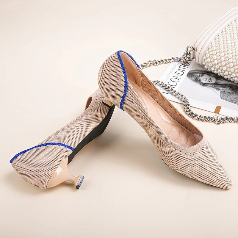 Die Chicara Milan Spitzstrick-Pumps (Absatz 3 cm)