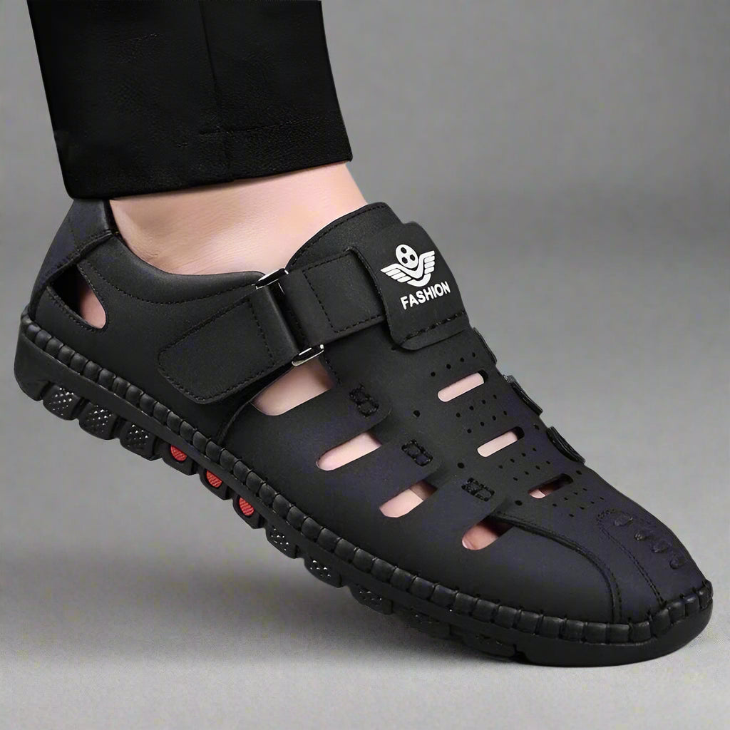 Riyadh – Men’s Leather Sandals for Elegant Summer Comfort