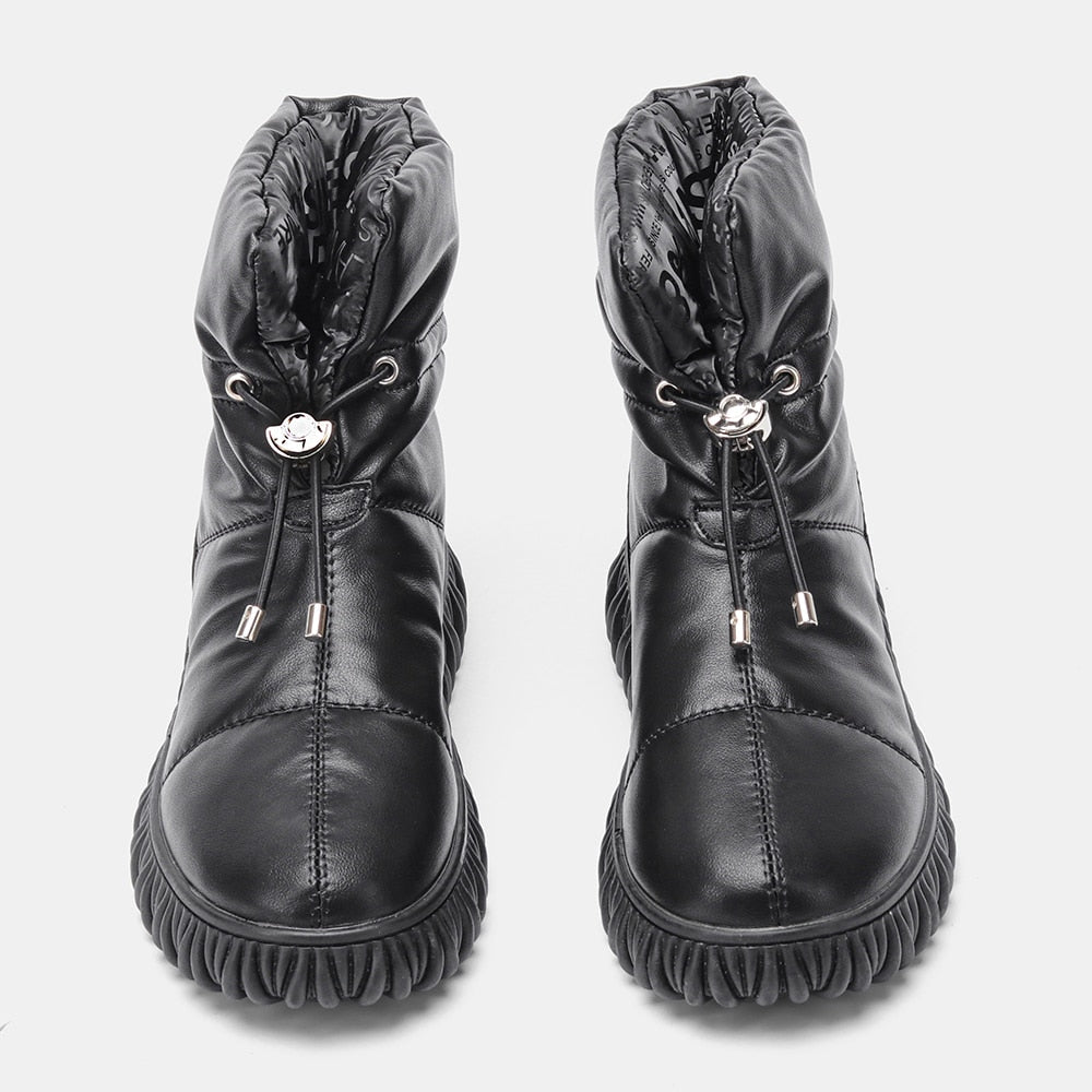 Nuria Waterproof Winter Boots Leather Lined With TPU Sole