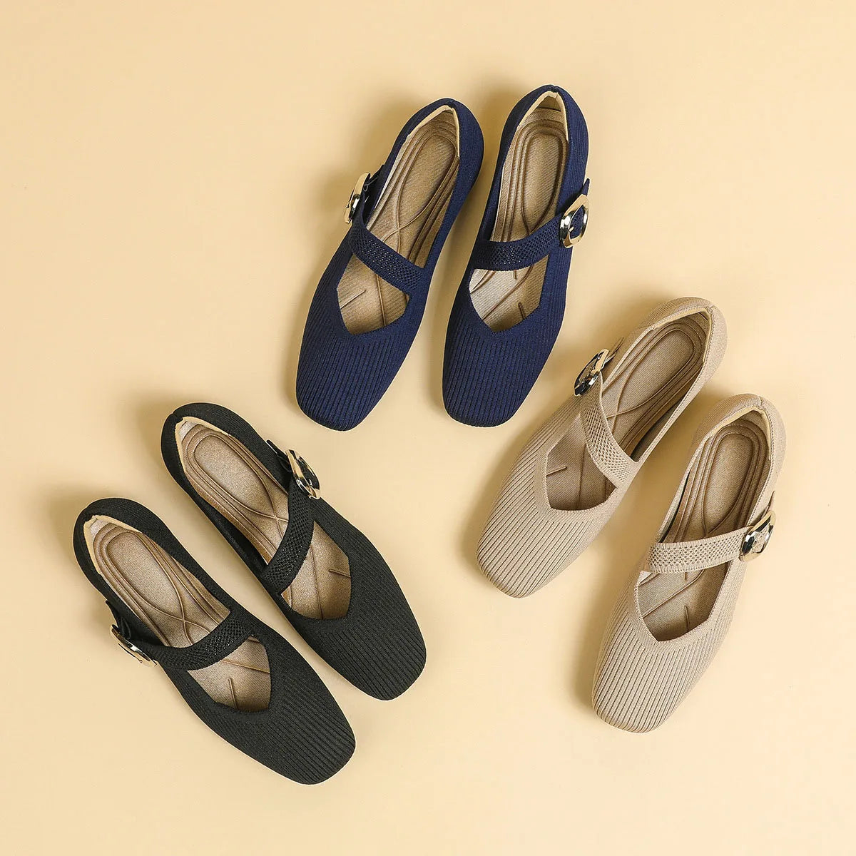 The Victoria Vienna Elastic Mary Janes (heel 1 cm)