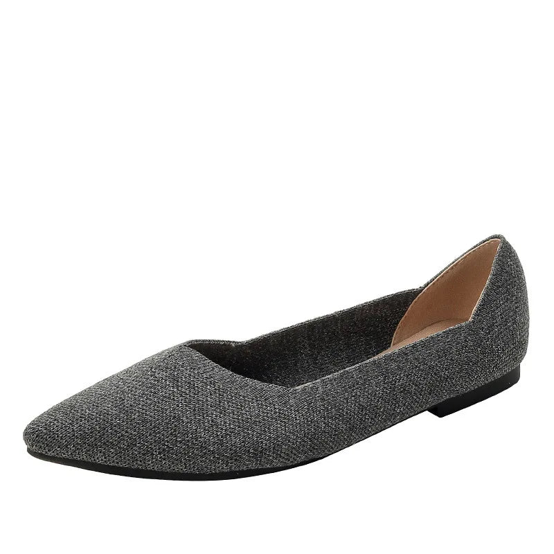 The Celesta Monte Carlo Shimmer Knit Flats (heel 1 cm) Special Collection ✨