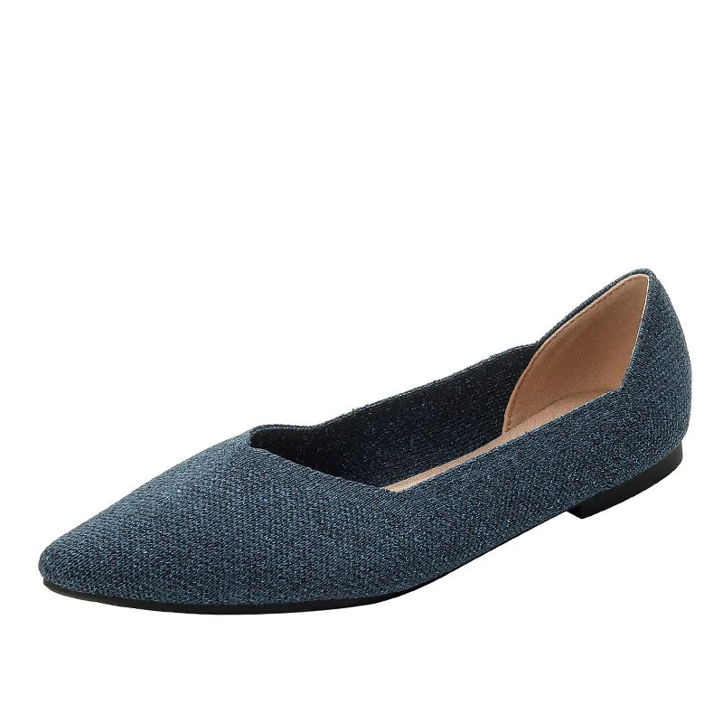 The Celesta Monte Carlo Shimmer Knit Flats (heel 1 cm) Special Collection ✨