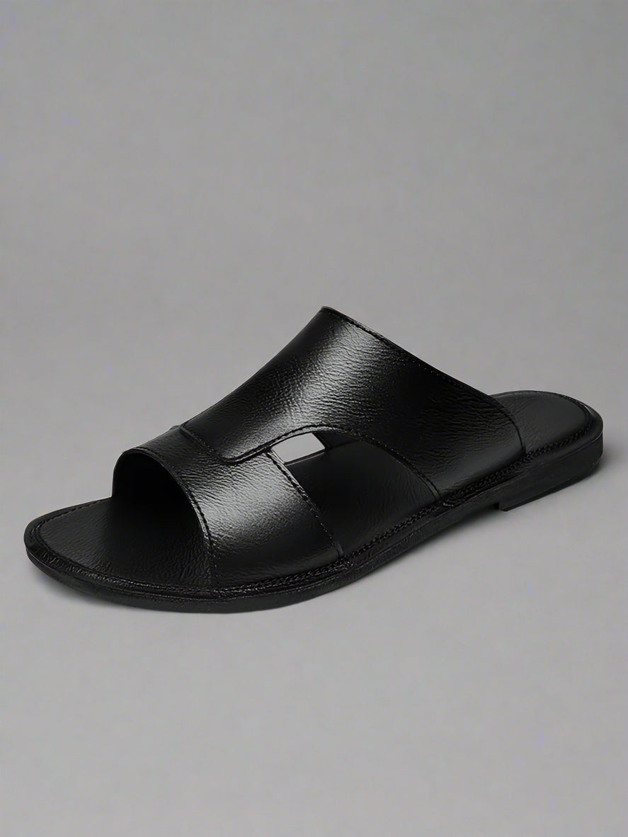 Riyadh - Leather Slide Sandals for Men Minimalist & Structured