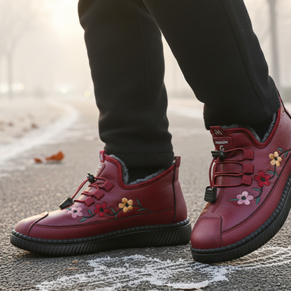 Winter Comfort™ Floral – Winter Shoes for Warmth, Comfort & Style ❄🌸