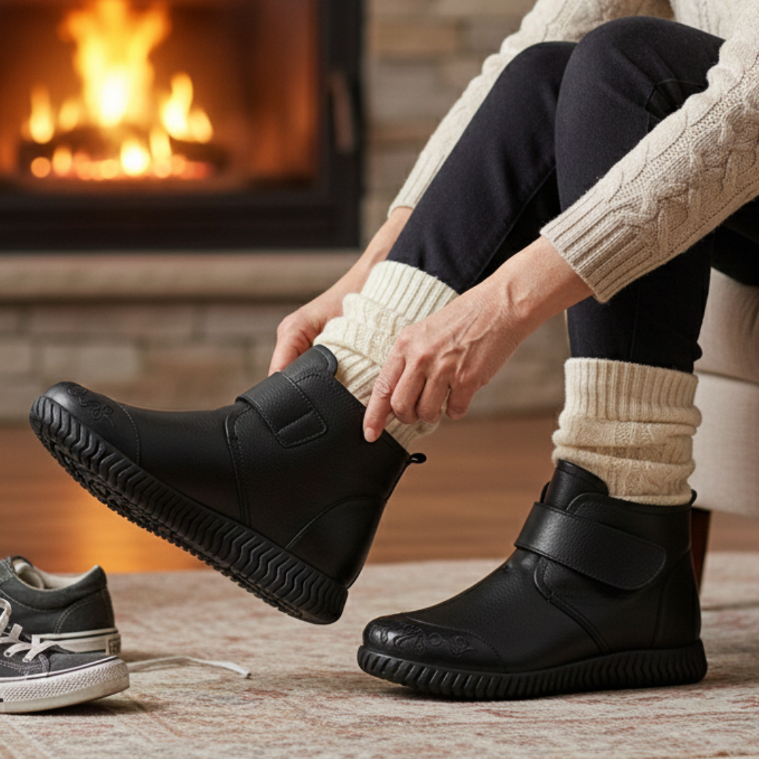 Boot Bella™ Comfort – Waterproof &amp; Warm Winter Shoes ❄🔥
