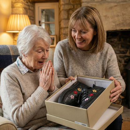 Winter Comfort™ Floral – Winter Shoes for Warmth, Comfort & Style ❄🌸