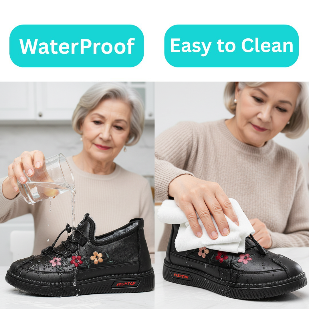 Winter Comfort™ Floral – Winter Shoes for Warmth, Comfort & Style ❄🌸