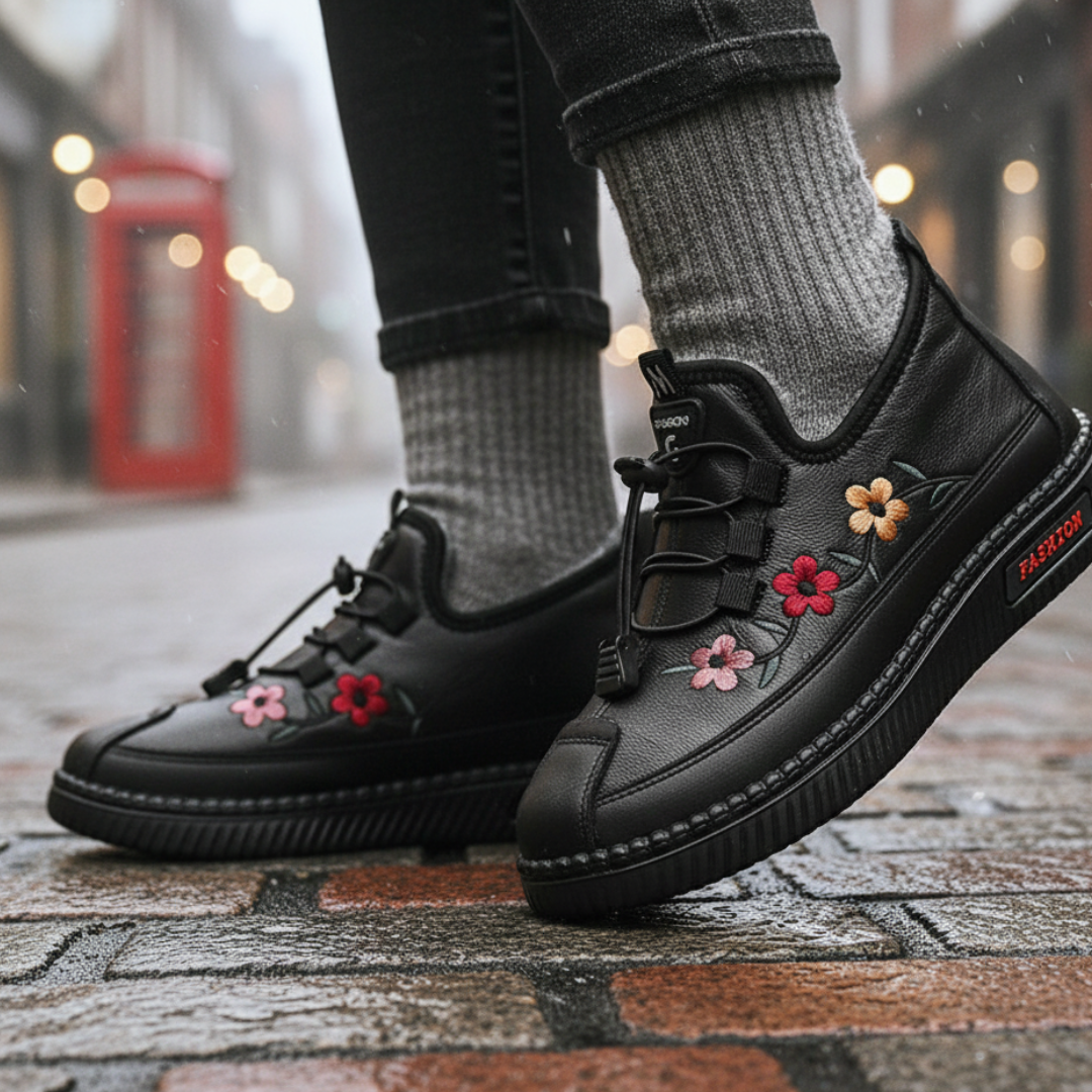 Winter Comfort™ Floral – Winter Shoes for Warmth, Comfort & Style ❄🌸
