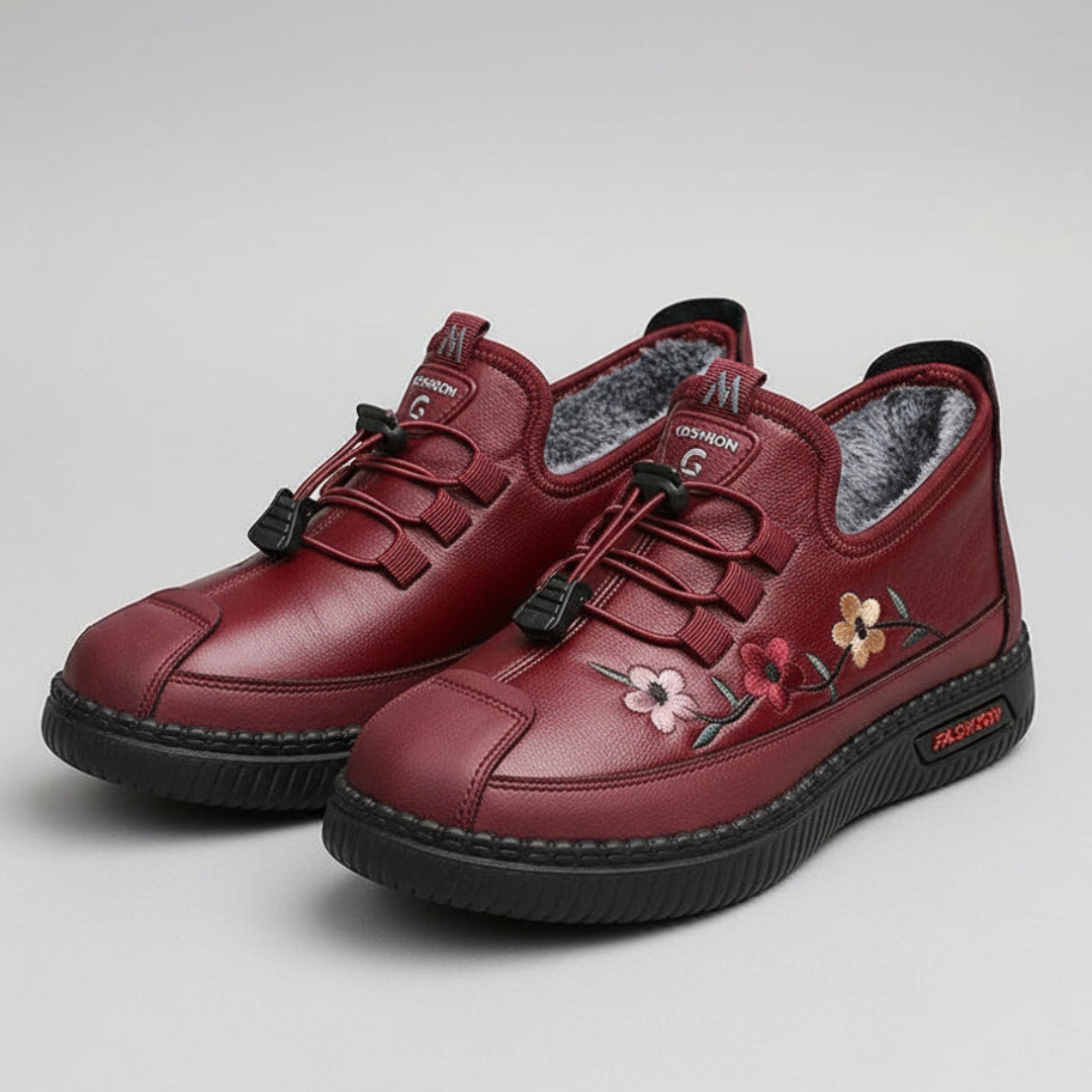 Winter Comfort™ Floral – Winter Shoes for Warmth, Comfort & Style ❄🌸