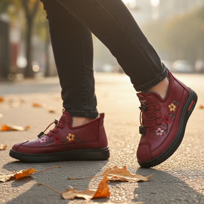 Winter Comfort™ Floral – Winter Shoes for Warmth, Comfort & Style ❄🌸