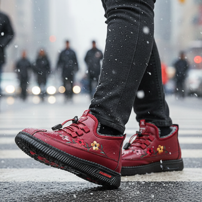 Winter Comfort™ Floral – Winter Shoes for Warmth, Comfort & Style ❄🌸
