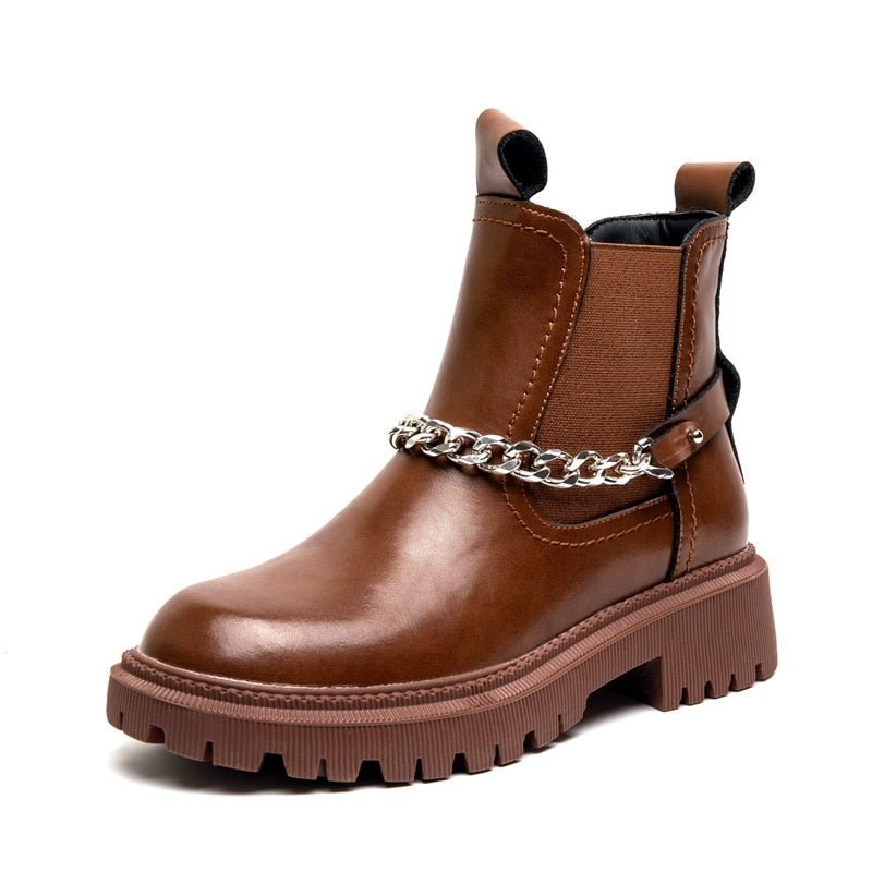 Krokow Casual Boot Genuine Leather Fur Lined TPU Sole