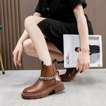 Krokow Casual Boot Genuine Leather Fur Lined TPU Sole