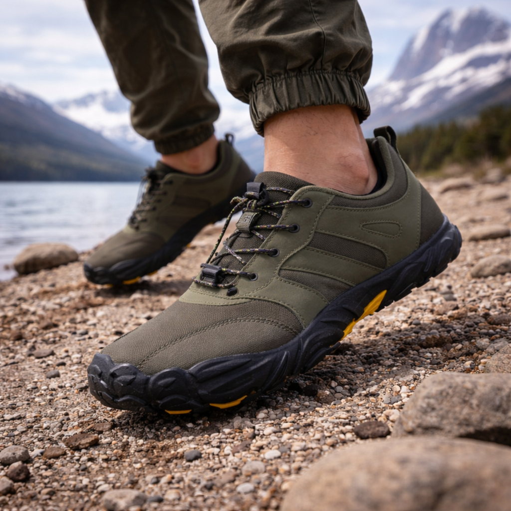 CloudStep Frost – Warm & Waterproof Unisex Barefoot-Inspired Winter Shoe