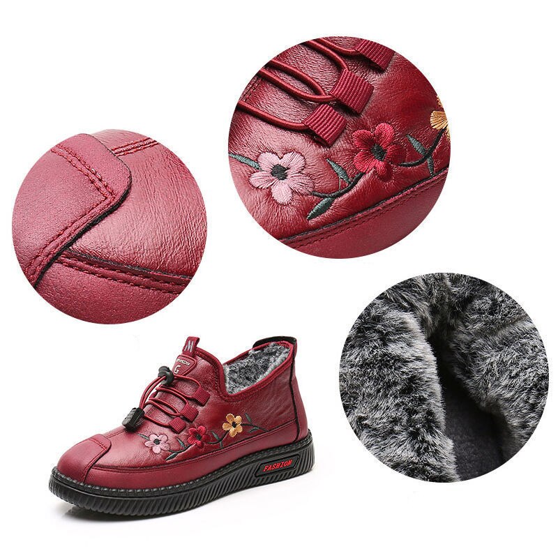 Winter Comfort™ Floral – Winter Shoes for Warmth, Comfort & Style ❄🌸
