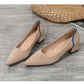 The Élégance Cosmopolitan Pointed Knit Pumps (heel 3.5 cm)