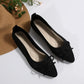 The Esiadra Elastic Ballet Flats (heel 1 cm)