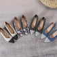 The Structure Milano Pointed Knit Pumps (heel 3.5 cm)