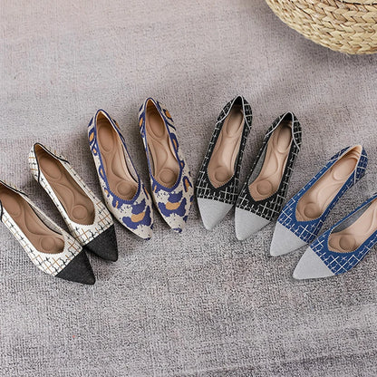 The Structure Milano Pointed Knit Pumps (heel 3.5 cm)