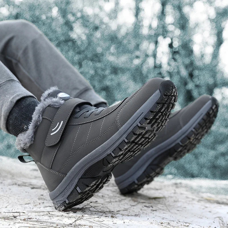 Feet In The Clouds LQEBK Cozy Snow Boots For Men NonSlip