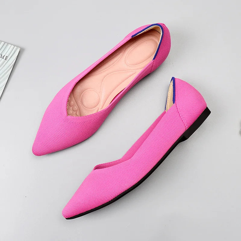 The Celtianna Prague Elastic Ballet Flats (heel 1 cm)