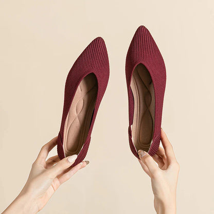 The Luxora Luxor Elastic Ballet Flats (heel 1 cm)