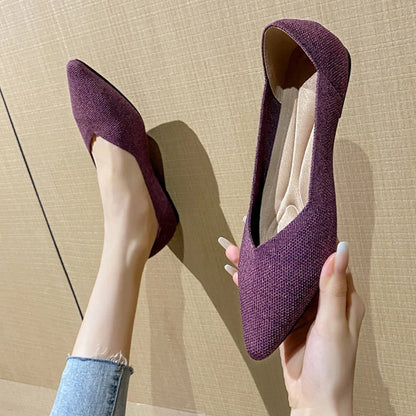 The Celesta Monte Carlo Shimmer Knit Flats (heel 1 cm) Special Collection ✨