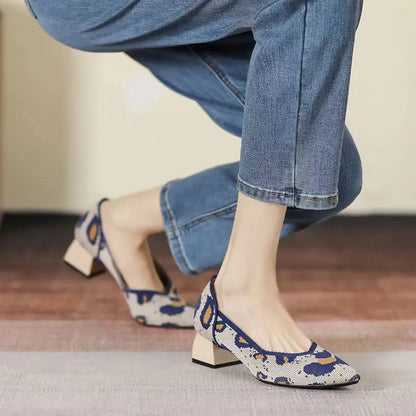 The Structure Milano Pointed Knit Pumps (heel 3.5 cm)