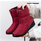 Feet in the Clouds™ Snow Boots Women Front Zipper Plush