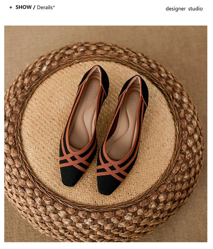 The Olgaine Prague Elastic Stilettos Heels (heel 4 cm)