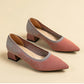 The Élégance Cannes Pointed Knit Pumps (heel 3.5 cm)