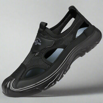 Muscat - Lightweight Mesh & Leather Hybrid Sandals for Men