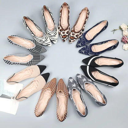 The Structure Basic Pointed Knit Pumps (heel 3.5 cm)