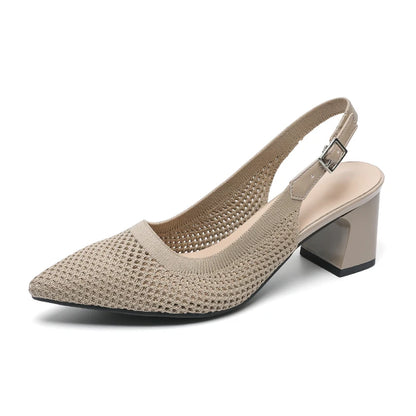 The Audace™ Milano Slingback Knit Pumps (heel 6 cm)