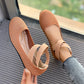 The Naffy Capri Orthoflex Knit Flats (heel 1 cm)