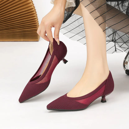 The Seraphine Florence Elastic Stilettos (heel 4 cm)