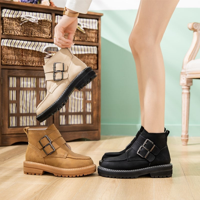 Glasgow Winter Boot Genuine Leather Exterior TPU Sole