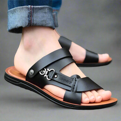 Tabuk – Men’s Leather Sandal Structured Tradition ✨