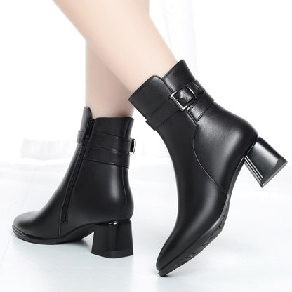 Dortmund Botim Genuine Leather Shoes With Fur Lining