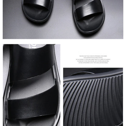 Tangier Leather Sandals for Men – Double Strap Slingback Design