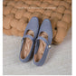 The Mollita Lisbon Elastic Ballet Flats (heel 1 cm)
