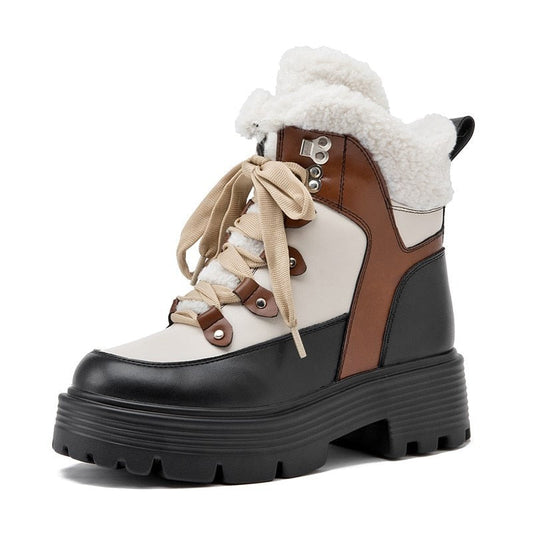 Victoria Botim Casual Boot Genuine Leather Wool Lined TPU