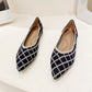 The Yaliane Vienna Elastic Ballet Flats (heel 1 cm)