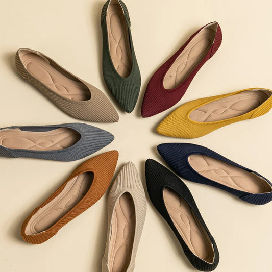 The Luxora Luxor Elastic Ballet Flats (heel 1 cm)
