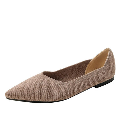 The Celesta Monte Carlo Shimmer Knit Flats (heel 1 cm) Special Collection ✨