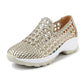 Cleopatra Leather Summer Sneakers – Breathable, Soft Sole, Elegant Design