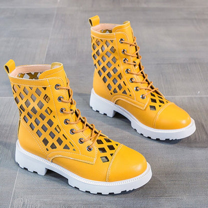 Genova Autumn Boots In Genuine Leather With TPU Sole